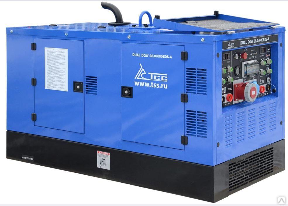 Двухпостовой дизельный сварочный генератор TSS DUAL DGW 28/600EDS-A на - фото 1 - id-p102277573