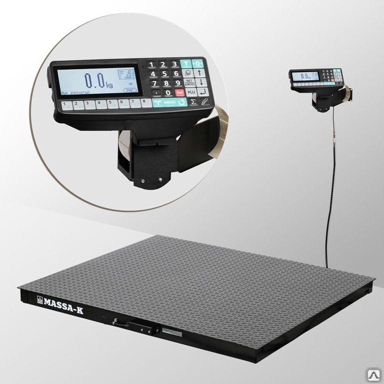 Весы платформенные 4D-PM-1-1000-RP с печатью этикеток - фото 1 - id-p102279805