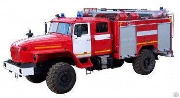 Автомобиль пожарно-спасательный АПС 3,0-40/100-4/400 Урал-43206 - фото 1 - id-p102275953