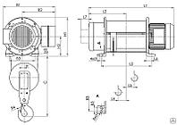 Тельфер электрический Болгарский стационарный тип 13T 0122