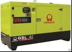 Дизельный генератор Pramac GSL 42 D в кожухе - фото 1 - id-p102299630