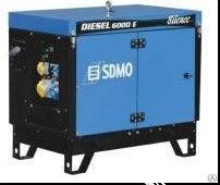 Дизельный генератор SDMO DIESEL 6000 E SILENCE с АВР - фото 1 - id-p102300632