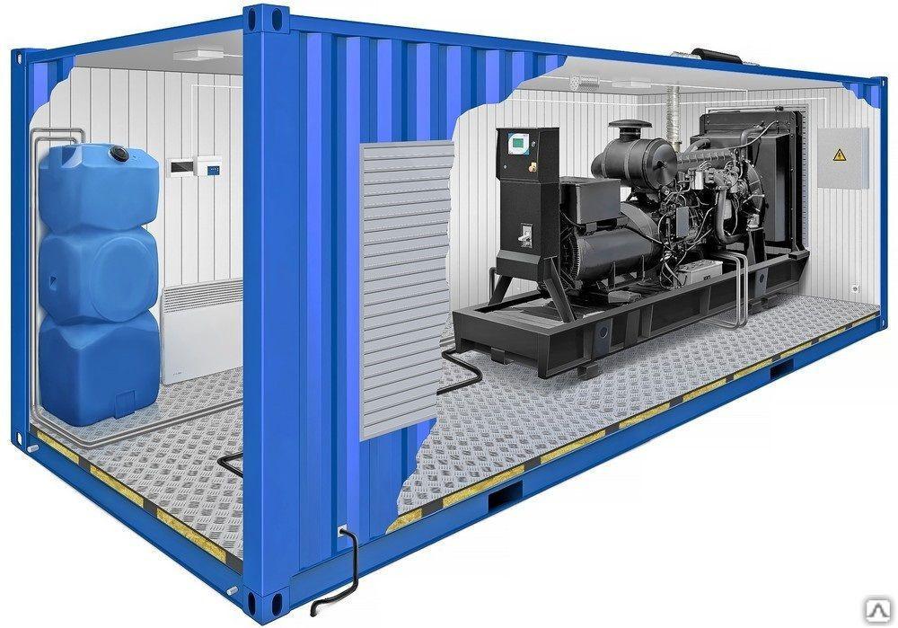 Блок-контейнер утепленный для дизельного генератора TBd 220TS - фото 1 - id-p102302689