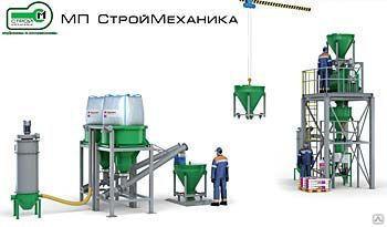 Мини-завод для производства сухих строительных смесей ТурбоМикс 500 - фото 1 - id-p102288913