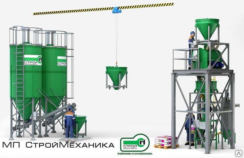 Мини-завод для производства сухих строительных смесей ТурбоМикс 500 BETA M - фото 1 - id-p102288917
