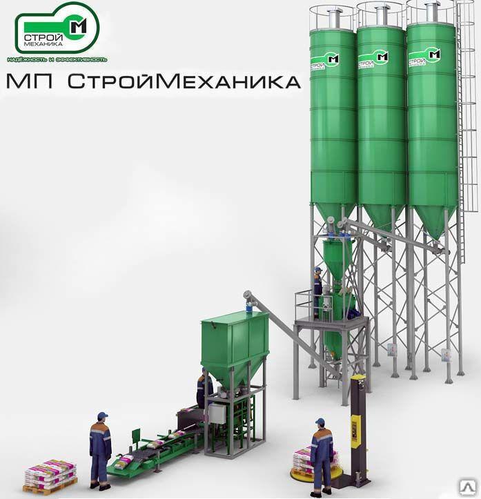 Мини-завод для производства сухих строительных смесей ССС ТурбоМикс 3/500 - фото 1 - id-p102288930