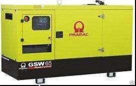 Дизельный генератор Pramac GSW 65 D в кожухе с АВР