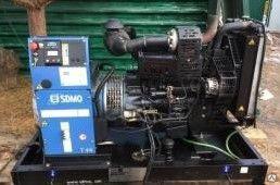 Дизельный генератор SDMO t44 б/у - фото 1 - id-p102300278