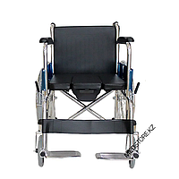 Кресло инвалидное механическое, модель HQ608, с санитарным оснащением