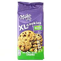 Печенье Milka XL Cookies nuts with big Milka chocolate chunks 184 гр