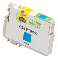 Cactus CS-EPT0802 голубой струйный картридж (CS-EPT0802)