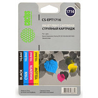 Cactus CS-EPT1716 черный/желтый/голубой/пурпурный струйный картридж (CS-EPT1716)