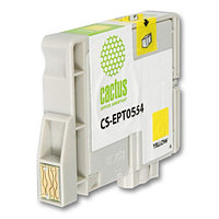 Cactus CS-EPT0554 желтый струйный картридж (CS-EPT0554)