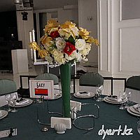 Цветы на столы гостей из искусственных цветов