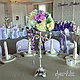 Цветы на столы гостей из искусственных цветов, фото 4