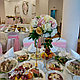 Цветы на столы гостей из искусственных цветов, фото 3