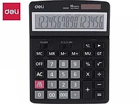 Калькулятор настольный DELI "39259" 16 разрядный черный