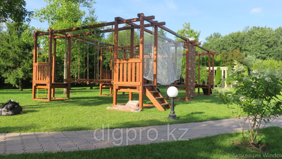 Детский веревочный парк 9 этапов (без страховки) - фото 7 - id-p102316770