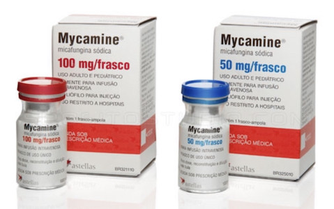 Микамин (Микафунгин)  | Мycamine (Micafungin) 50 мг