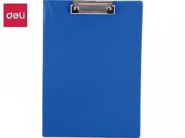 Папка-планшет DELI, А4, 0,18 мм, синяя