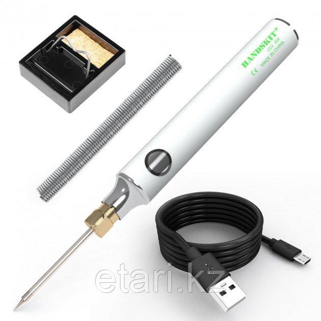 USB паяльник Handskit 5V 8W быстрого нагрева с регулировкой 330-450 С, фото 1