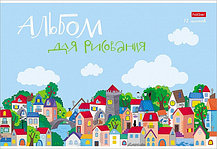 Альбом для рисования "Hatber", 12л, А4, на скобе, серия "Городок", фото 6