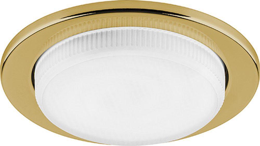 Светильник встраиваемый Feron DL53 потолочный GX53 золотистый, фото 1