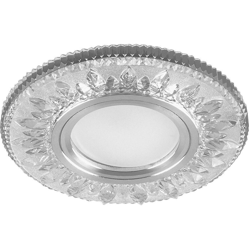 Светильник встраиваемый с белой LED подсветкой Feron CD903 потолочный MR16 G5.3 белый, фото 1