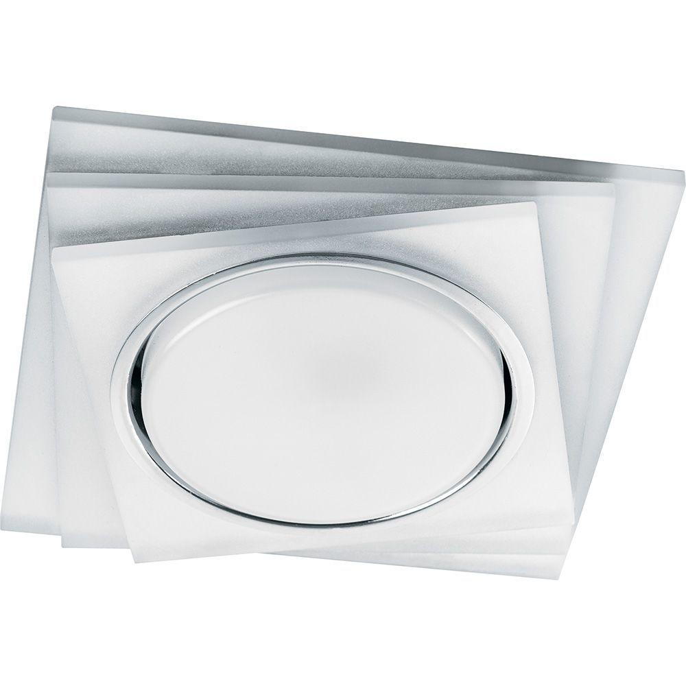 Светильник встраиваемый с белой LED подсветкой Feron CD5023 потолочный GX53 без лампы, матовый, фото 1