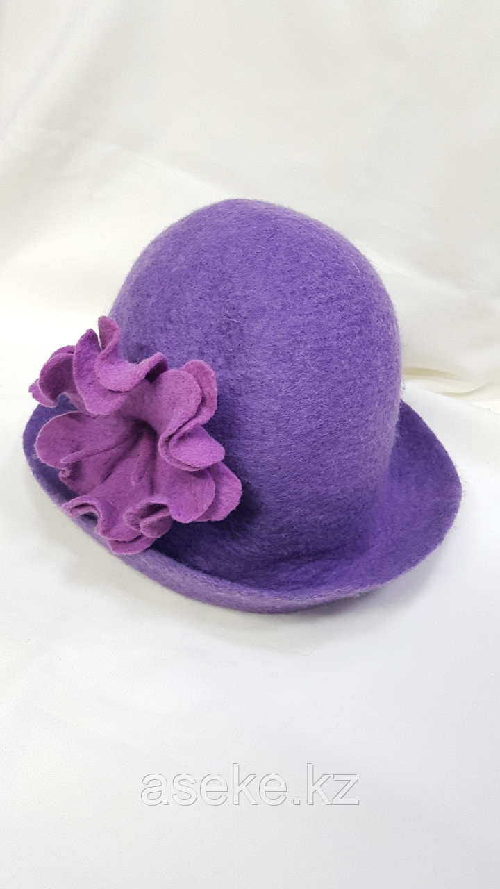 Женская шляпа из натурального войлока - фото 1 - id-p102323737