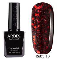Гель-лак Arbix RUBY Рубиновый блеск №010 10мл.