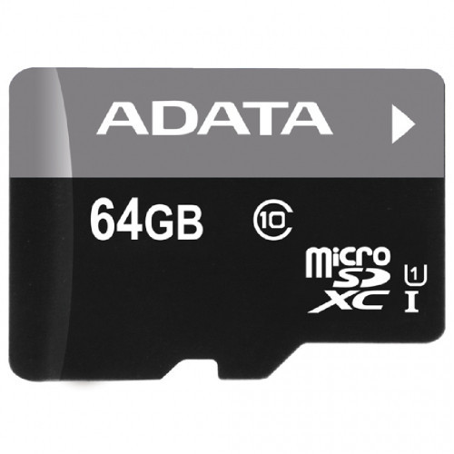 ADATA SDXC Micro ADATA AUSDX64GUICL10-RA1 флеш (flash) карты (AUSDX64GUICL10-RA1) - фото 1 - id-p102133832