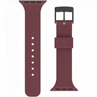 UAG Ремешок DOT Textured Silicone Strap для Apple Watch 42/44/45 мм Aubergine аксессуары для смартфона