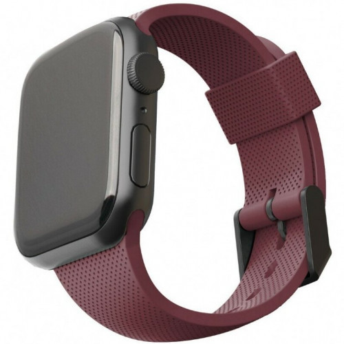 UAG Ремешок DOT Textured Silicone Strap для Apple Watch 42/44/45 мм Aubergine аксессуары для смартфона - фото 2 - id-p102324656