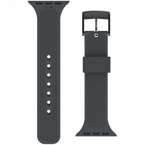 UAG Ремешок Dot Silicone Apple Watch 38/40 мм Black аксессуары для смартфона (19248K314040) - фото 2 - id-p102324657