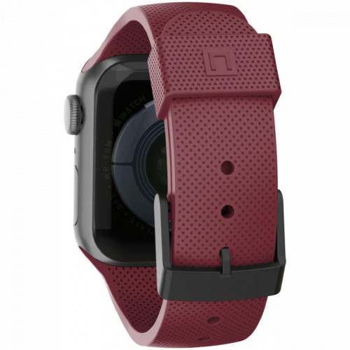 UAG Ремешок DOT Textured Silicone Strap для Apple Watch 38/40/41 мм Aubergine аксессуары для смартфона - фото 4 - id-p102324660