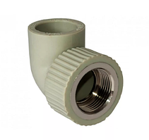 ППР серый угол 25 х 3/4 в.р. # сантехмонтаж