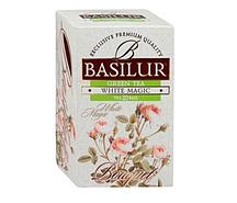 Чай Basilur WHITE MAGIC зеленый в коробке 20 пакетиков