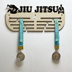 Медальница из дерева деревянная джиу джитсу (Jiu Jitsu)