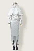 Многоразовый противочумный костюм, белый.