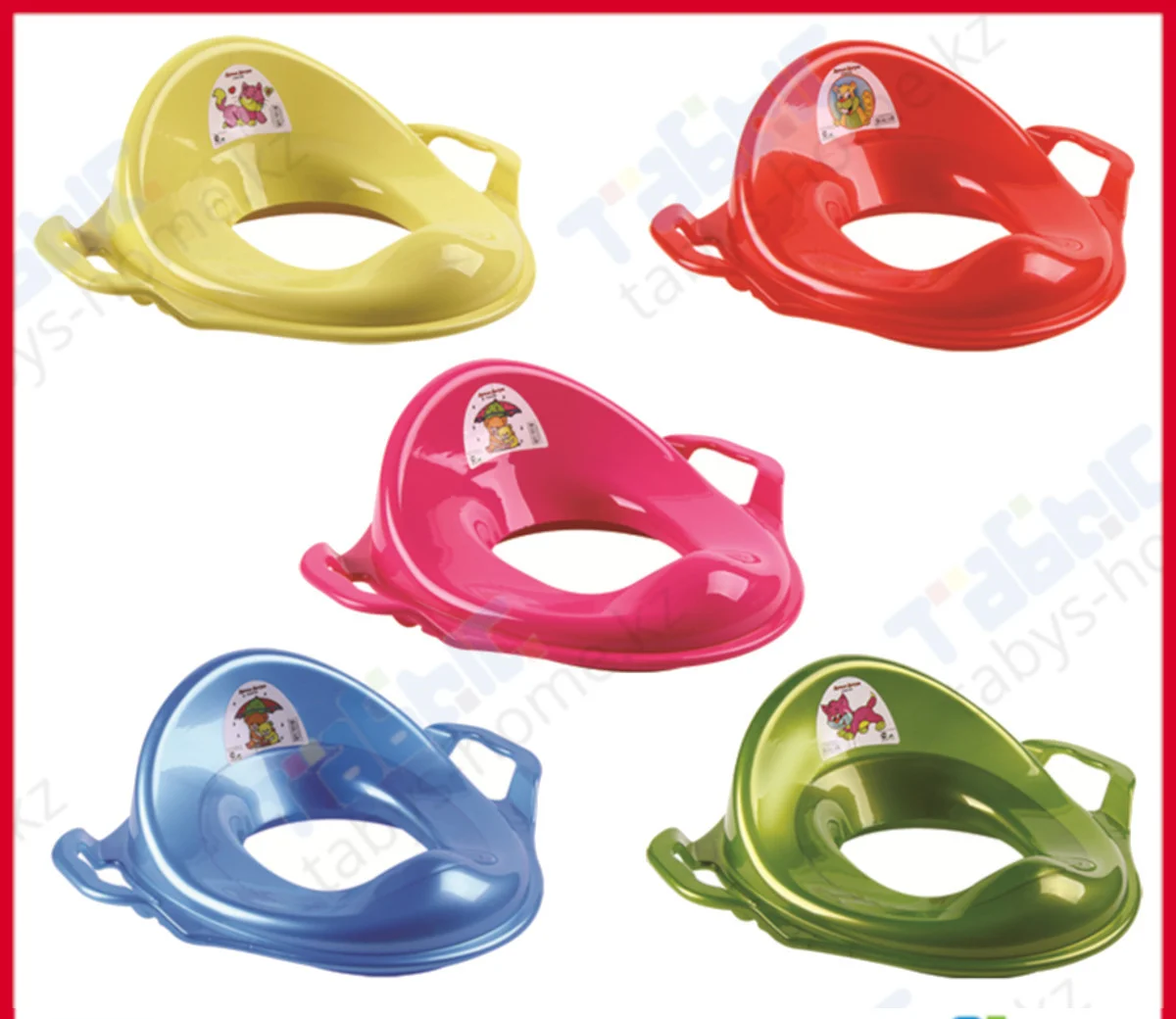 Детское сиденье на унитаз, с ручками