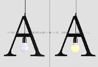 Подвесной светильник в виде буквы А/ SvetAlmaty.kz/6101-A
