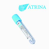 Вакуумная пробирка c цитратом натрия 3.2% 3,6 мл (голубая крышка) Вакутейнер / Вакумная пробирка ATRINA