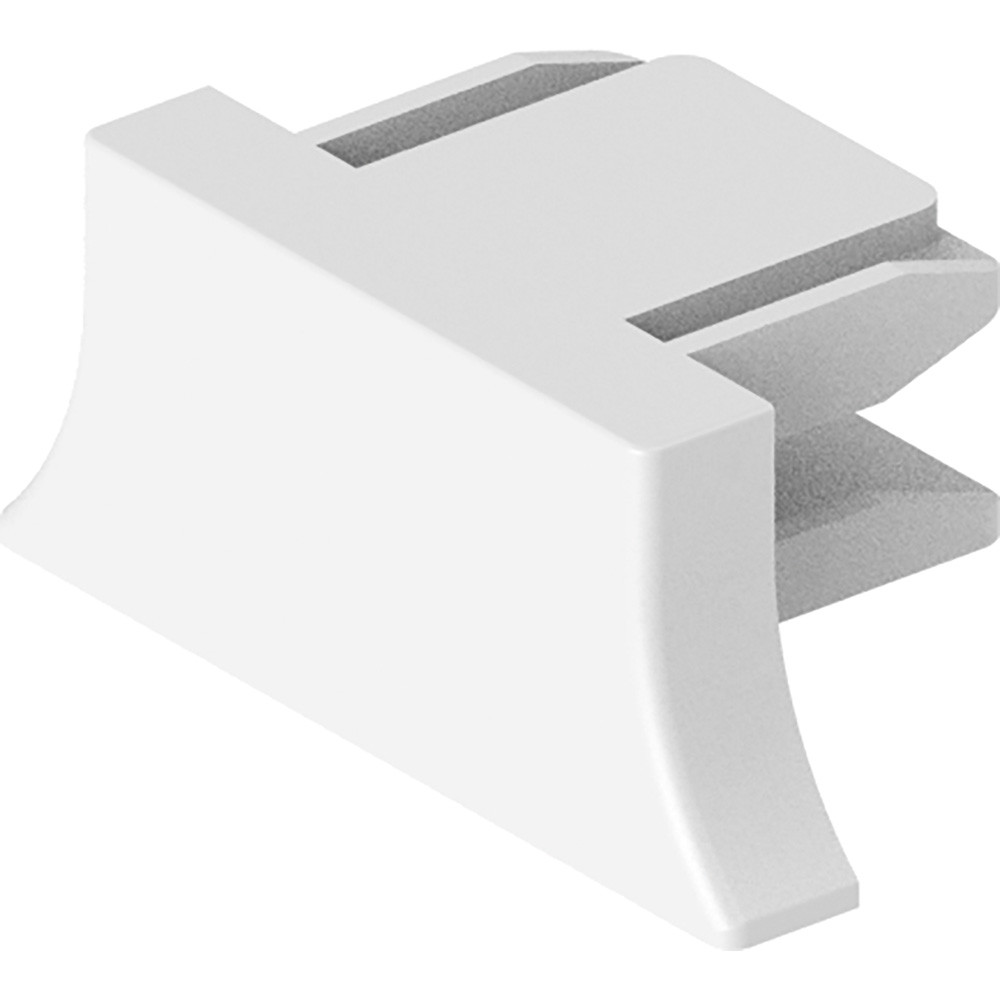 Заглушка пластиковая для шинопровода, белый, LD1011, фото 1