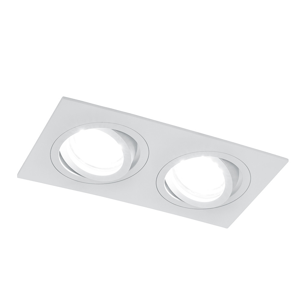 Светильник встраиваемый Feron DL2802 потолочный MR16 G5.3 белый, фото 1