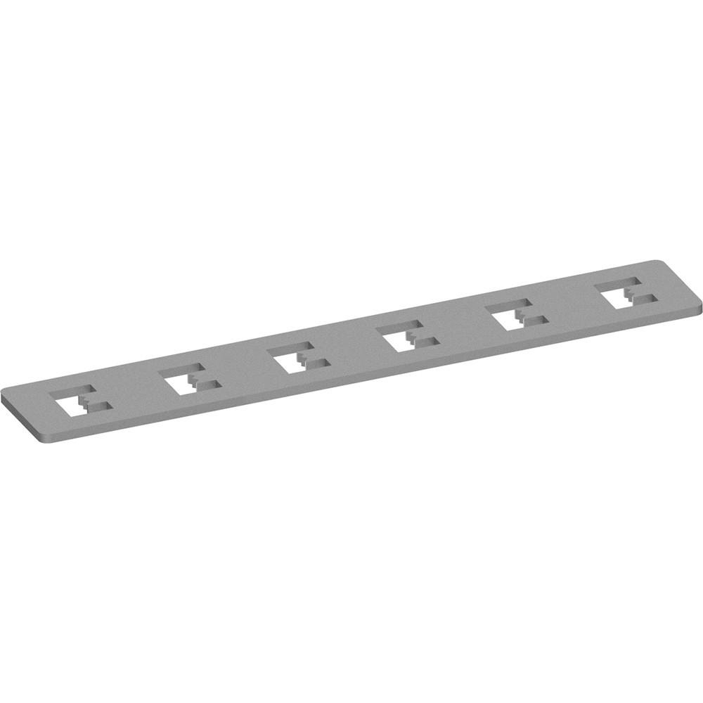 Соединитель прямой для низковольтного встраиваемого шинопровода, белый, LD2003, фото 1