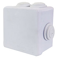 Коробка разветвительная STEKKER EBX30-01-65, 85*85*50 мм, 7 мембранных вводов, IP55, светло-серая