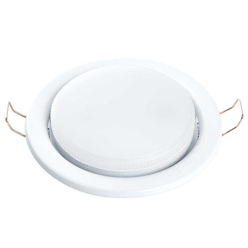 Светильник встраиваемый Feron DL53 потолочный GX53 белый матовый, фото 1