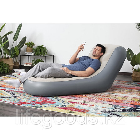 Надувное кресло-шезлонг 165х84х79 см, Bestway 75064, фото 1