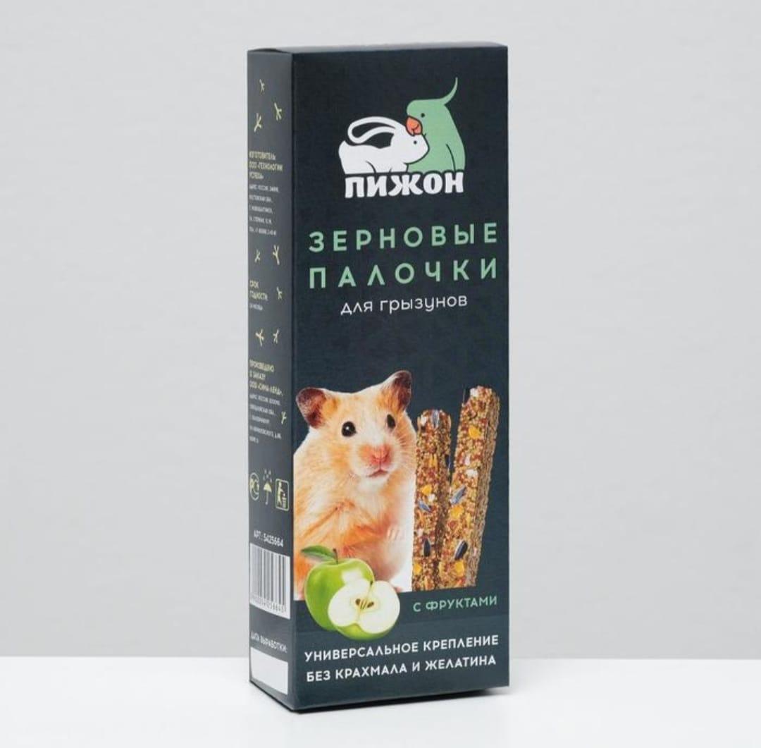 Зерновые палочки Пижон для грызунов, с фруктами